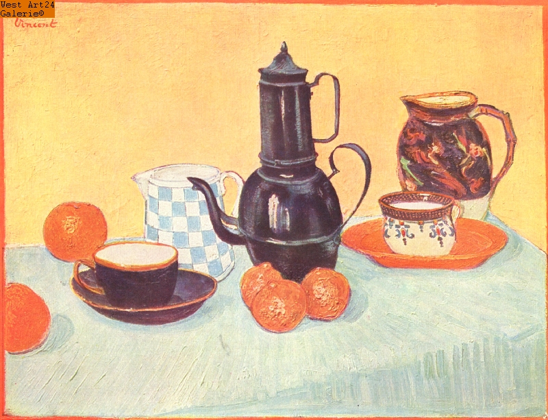 Stilleben nach van Gogh Gemäldeimitation